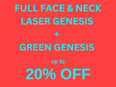 Laser Genesis & Green Genesis - Full Face & Neck