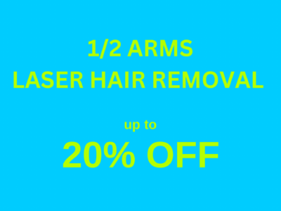 Laser Hair Removal - 1/2 Arm