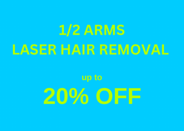 Laser Hair Removal - 1/2 Arm
