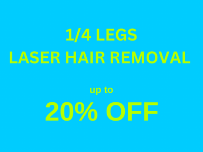 Laser Hair Removal - 1/4 Leg