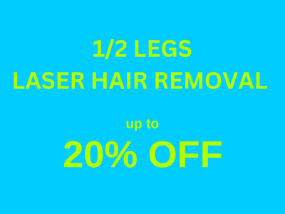 Laser Hair Removal - 1/2 Leg