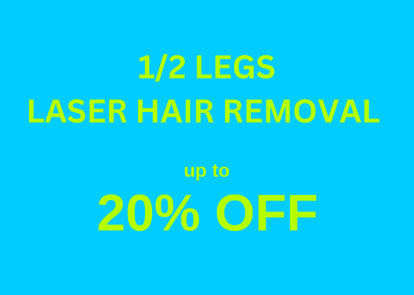 Laser Hair Removal - 1/2 Leg